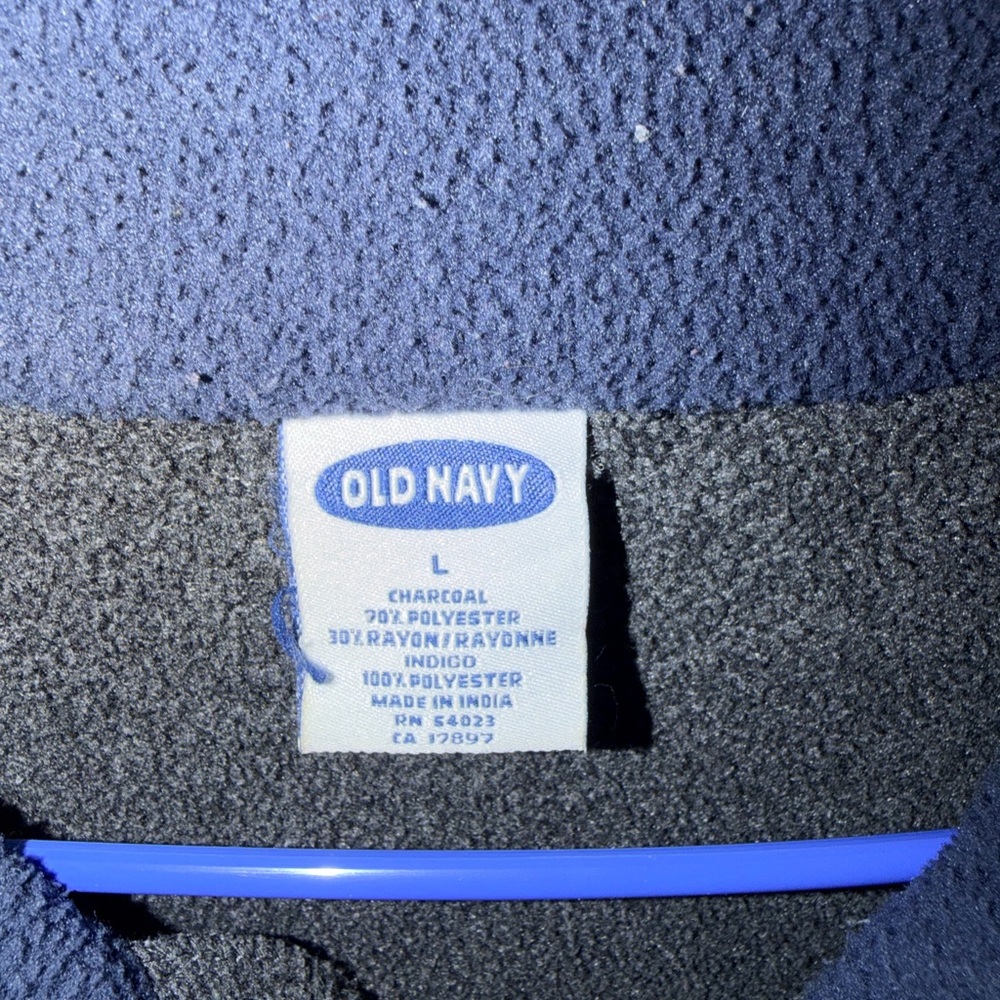 Old Navy Charcoal and Indigo Knit Top